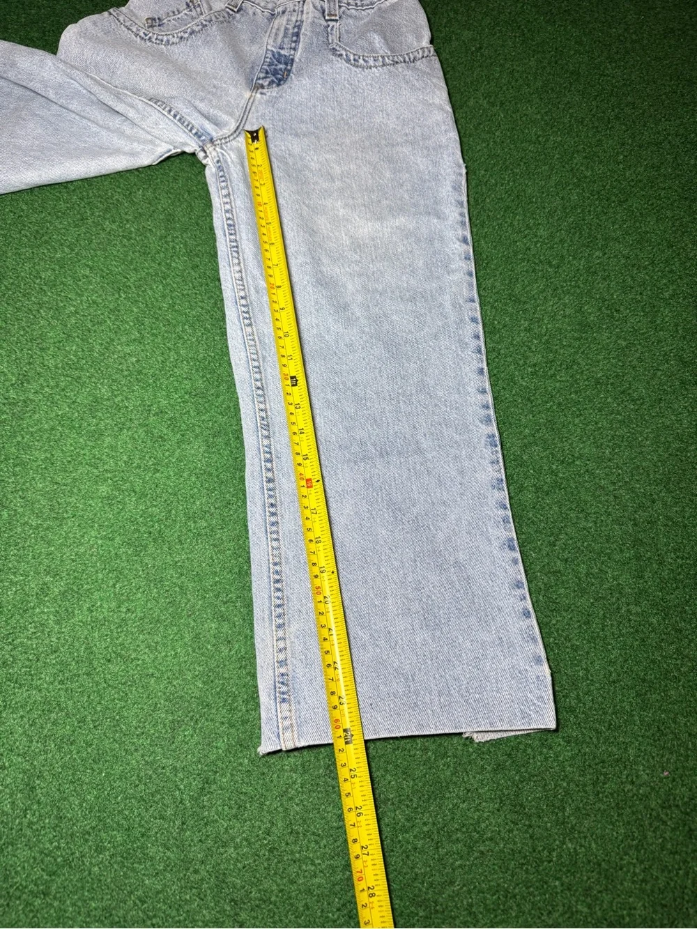 Zonz Super Baggy Jeans Vintage Boys 27x24 Husky RARE JNCO Light Wash Skater Wide